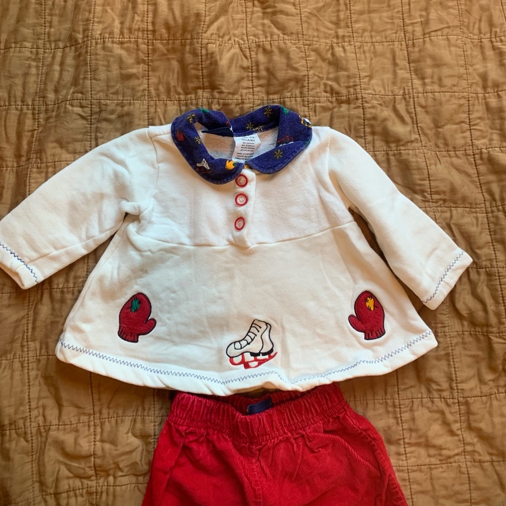 Honors retro Christmas set 18months